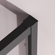 Душевой уголок AM.PM Above 90x90 W9XG-401-9090-BT профиль Черный матовый стекло прозрачное-11