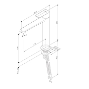 Смеситель для раковины AM.PM Above W F9W92022 цвет Черный матовый-10