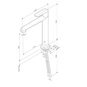 Смеситель для раковины AM.PM Above F9X92000 цвет Хром-10
