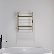 Электрический полотенцесушитель Abber Standard AH4606G цвет Золото матовое-1