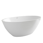Акриловая ванна Abber 165х90 AB9249-1.6 цвет Белый-4