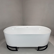 Акриловая ванна Abber 166х78 AB9510 цвет Белый-4