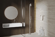Душевая система Abber Wasser Kreis 316 AF8180BST цвет Сталь брашированная-3