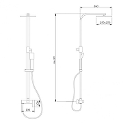 Душевая система Abber Daheim AF8220NGL цвет Никель-2