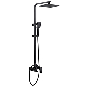 Душевая система Abber Wasserfall AF8616BL цвет Черный матовый
