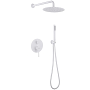 Душевая система Abber Emotion AF8818W цвет Белый матовый