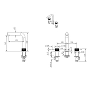 Смеситель для раковины Abber Emotion 316 AF8808BG цвет Золото брашированное-2