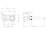 Смеситель для раковины Abber Emotion 316 AF8812BST-M цвет Сталь брашированная-2