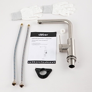 Смеситель для кухни Abber Emotion 316 AF8814BST цвет Сталь брашированная-1