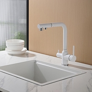 Смеситель для кухни Abber Emotion AF8814W цвет Белый матовый-1