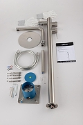 Смеситель для ванны Abber Emotion 316 AF8815BST цвет Сталь брашированная-1