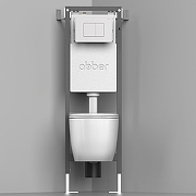 Инсталляция для унитаза Abber AC0110 без клавиши смыва-5