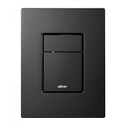 Кнопка смыва для инсталляции Abber AC0123MB цвет Черный матовый