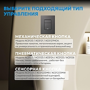 Кнопка смыва для инсталляции Abber AC0123NG цвет Никель-3