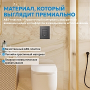 Кнопка смыва для инсталляции Abber AC0123NG цвет Никель-7