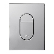 Кнопка смыва для инсталляции Abber AC0124 цвет Хром глянцевый