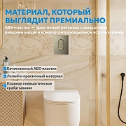 Кнопка смыва для инсталляции Abber AC0124BG цвет Золото брашированное-7