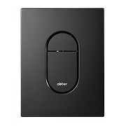 Кнопка смыва для инсталляции Abber AC0124MB цвет Черный матовый