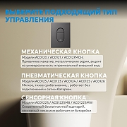 Кнопка смыва для инсталляции Abber AC0124NG цвет Никель-3