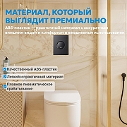 Кнопка смыва для инсталляции Abber AC0126MB цвет Черный матовый-7