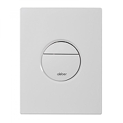 Кнопка смыва для инсталляции Abber AC0126MW цвет Белый матовый