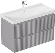 Тумба с раковиной Aquanet Джейн 2.0 80 378325 подвесная цвет Графит