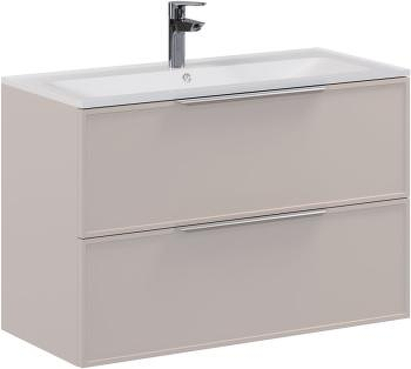 Тумба с раковиной Aquanet Арт 2.0 100 380766 подвесная 