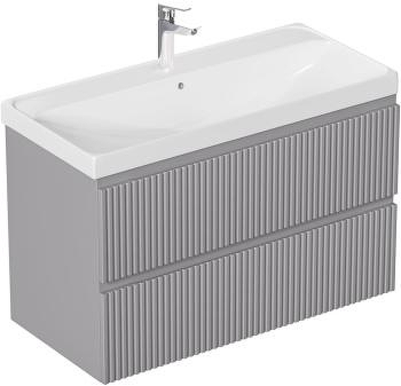 Тумба с раковиной Aquanet Джейн 2.0 100 378328 подвесная 