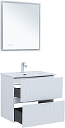Тумба с раковиной Aquanet Джейн 2.0 70 378306 подвесная цвет Белый сатин-6