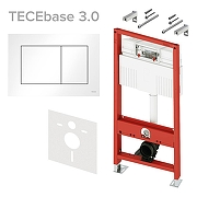 Инсталляция для унитаза Tece Base N500413 с клавишей смыва цвет Белый глянцевый-1