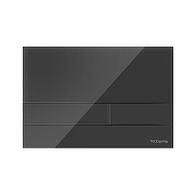 Кнопка смыва для инсталляции Tece Spring square S240852 цвет Черный сатинированный