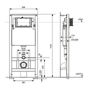 Инсталляция для унитаза Tece Spring base S401110 с клавишей смыва цвет Белый глянцевый-4