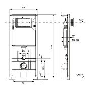 Инсталляция для унитаза Tece Spring base S401111 с клавишей смыва цвет Хром глянцевый-4