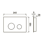 Унитаз с инсталляцией Tece Spring base K401111WCR цвет Белый с сиденьем Микролифт и клавишей смыва цвет Хром глянцевый-9