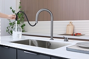 Смеситель для кухни Paulmark Estetica Es218006-GM цвет Вороненая сталь-2