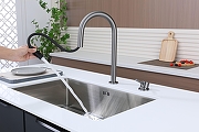 Смеситель для кухни Paulmark Estetica Es218006-GM цвет Вороненая сталь-3