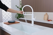 Смеситель для кухни Paulmark Ganymede Ga213199-WH цвет Белый матовый-6