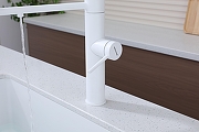 Смеситель для кухни Paulmark Ganymede Ga213199-WH цвет Белый матовый-12