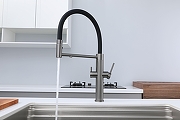 Смеситель для кухни Paulmark Nexus Diamond Nd613999-GM цвет Вороненая сталь-1