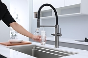 Смеситель для кухни Paulmark Nexus Diamond Nd613999-GM цвет Вороненая сталь-3