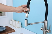 Смеситель для кухни Paulmark Nexus Ne213999-BS цвет Сталь брашированная-4