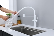 Смеситель для кухни Paulmark Nexus Ne213999-WH цвет Белый матовый-5