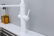 Смеситель для кухни Paulmark Nexus Ne213999-WH цвет Белый матовый-10