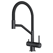 Смеситель для кухни Paulmark Rubert Ru213175-BLM цвет Черный