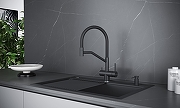 Смеситель для кухни Paulmark Rubert Ru213175-BLM цвет Черный-5
