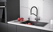 Смеситель для кухни Paulmark Rubert Ru213175-GM цвет Вороненая сталь-1