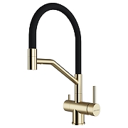 Смеситель для кухни Paulmark Rubert Ru213175-LG цвет Светлое золото