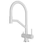 Смеситель для кухни Paulmark Rubert Ru213175-WH цвет Белый матовый
