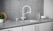 Смеситель для кухни Paulmark Rubert Ru213175-WH цвет Белый матовый-1