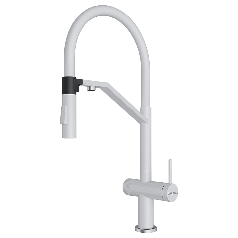 Смеситель для кухни Paulmark Zender Ze213155-WH 
